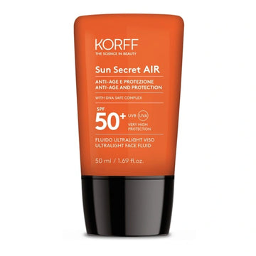 Korff Sun Secret Air Αντιγηραντικό Αντηλιακό Προσώπου Ultralight Fluid SPF50+ 50ml